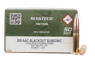 Magtech 300 BLK Subsonic ammo features a 200 grain bullet